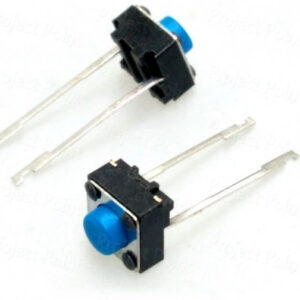 MINI TASTER 6X6 X7mm PLAVI, 2 PINA,SOFT