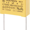 BLOK KONDENZATOR 1,2uF 250V 22,5mm