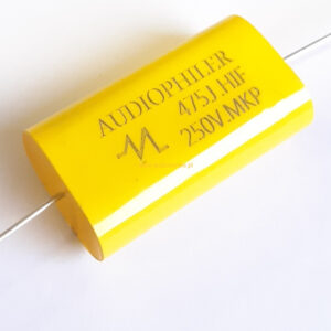 BLOK KONDENZATOR 4,7uF 250V AXIAL AUDIOPHILER ZUTI
