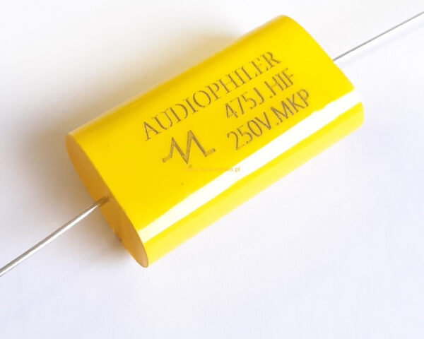 BLOK KONDENZATOR 4,7uF 250V AXIAL AUDIOPHILER ZUTI