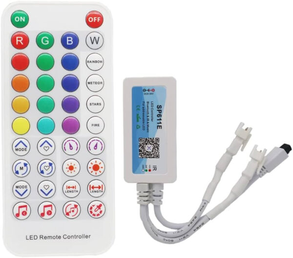DVOKANALNI LED KONTROLER SA BLUETOOTH I MUSIC , SA DALJINSKIM