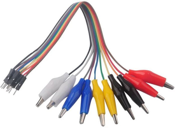 Priključne žice muske dupont 10pin sa krokodilkama