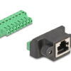 UTP KONEKTOR RJ45 ZENSKI KABLOVSKI SA KLEMOM ZA UGRADNJU