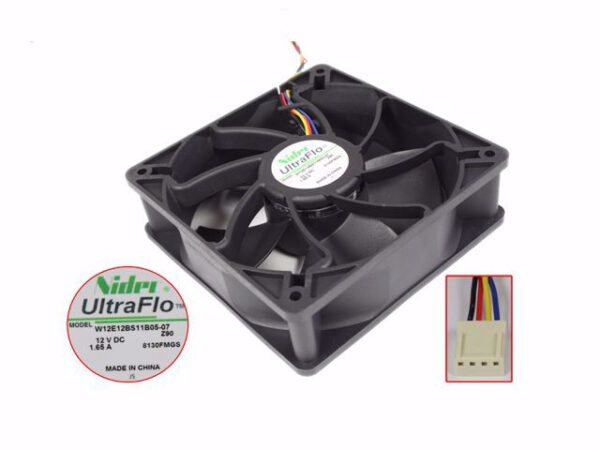 VENTILATOR 12X12 12V ,38mm / NIDEC / ULTRA FLO
