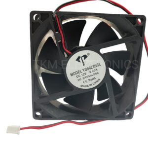 VENTILATOR 8X8 12V 25mm