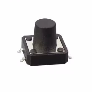 MINI TASTER 12X12 X16mm CRNI DTSM21b