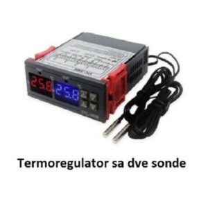 Termoregulator sa dve sonde - 120C - 12V - STC-3008