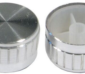DUGME ZA POTENCIOMETAR SREBRNO 30X17mm