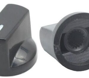 DUGME ZA POTENCIOMETAR CRNO 19x14,5mm