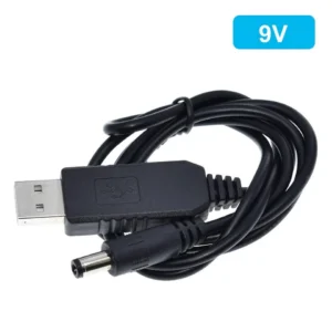 KABL USB (A) MUSKI NA DC (5.5*2.1mm) KONEKTOR,5-9V