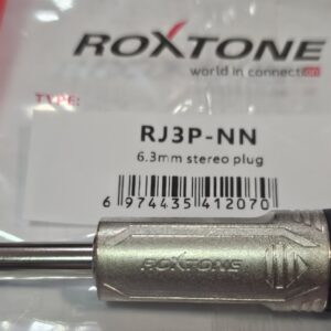 PROFESIONALAN 6,3mm STEREO KONEKTOR,ROXTONE