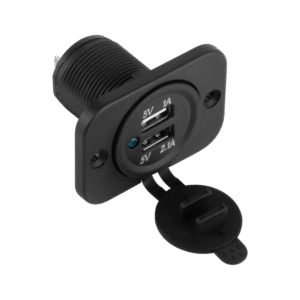 Auto punjač 2xUSB za montažu 3100 mA