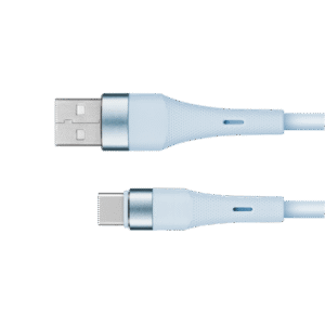 USB - USB Type-C kabl 1 m ,silikonski plavi, Kruger&Matz Basic
