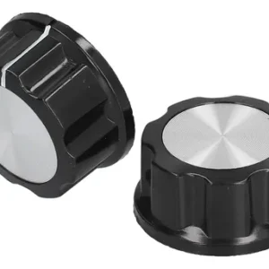 PLASTICNO DUGME ZA POTENCIOMETAR CRNO 27X 16mm / fi 6mm