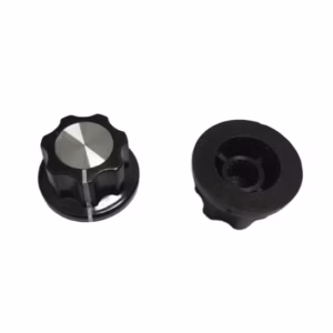 PLASTICNO DUGME ZA POTENCIOMETAR CRNO 20X 12mm / fi 6mm