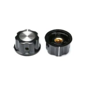 DUGME ZA POTENCIOMETAR CRNO 27X 16mm / fi6mm