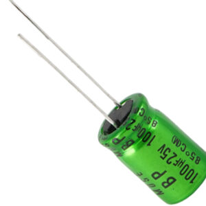 BIPOLARNI KONDENZATOR 100uF 25V VERTIKALNI