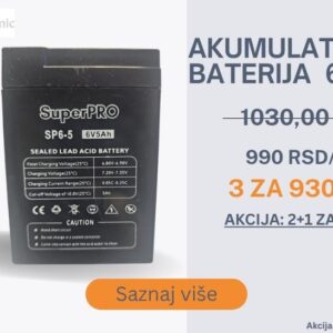 AKUMULATORSKA BATERIJA 6V 5Ah SuperPRO